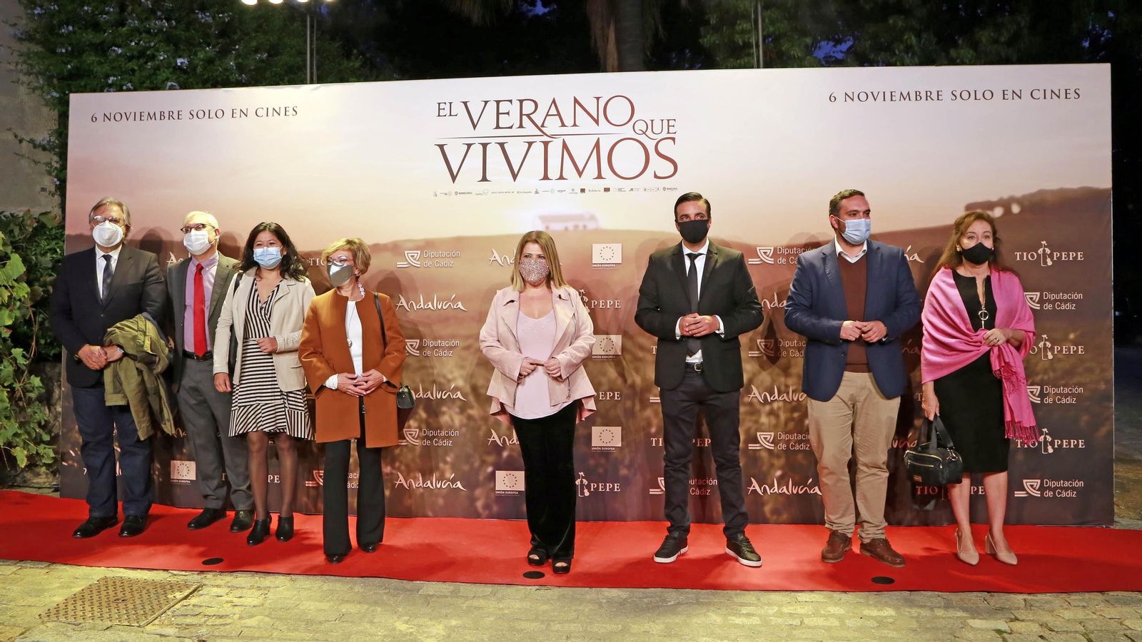 Photocall de la película 'El verano que vivimos' en González Byass