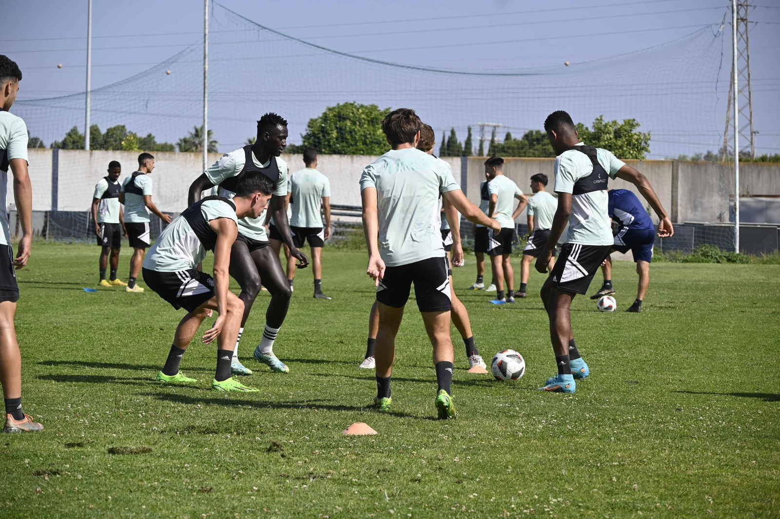 Entrenamiento del Recreativo en Huelva, en imágenes