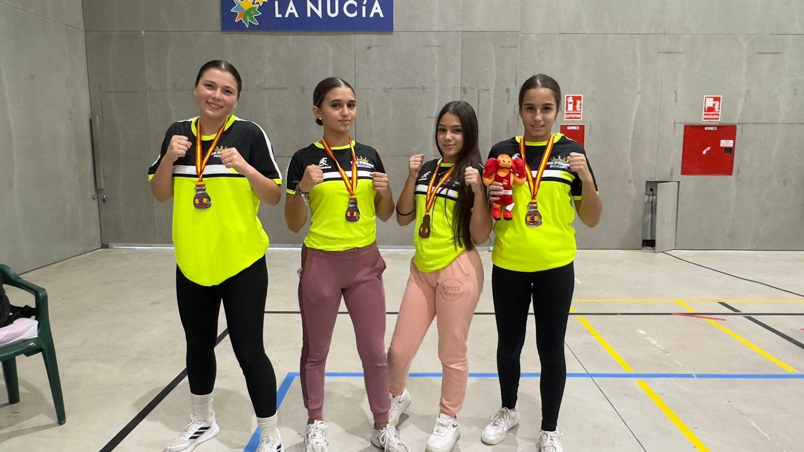 Las cuatro púgiles de Don Príncipe, en La Nucía