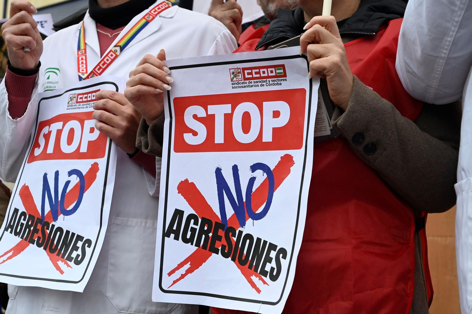 Concentración de médicos en el centro de salud de Azahara