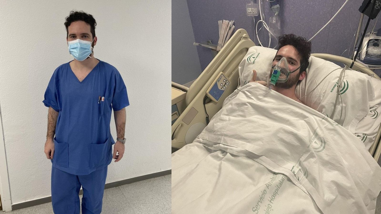 El joven enfermero y las dos caras de la UCI de Torrecárdenas