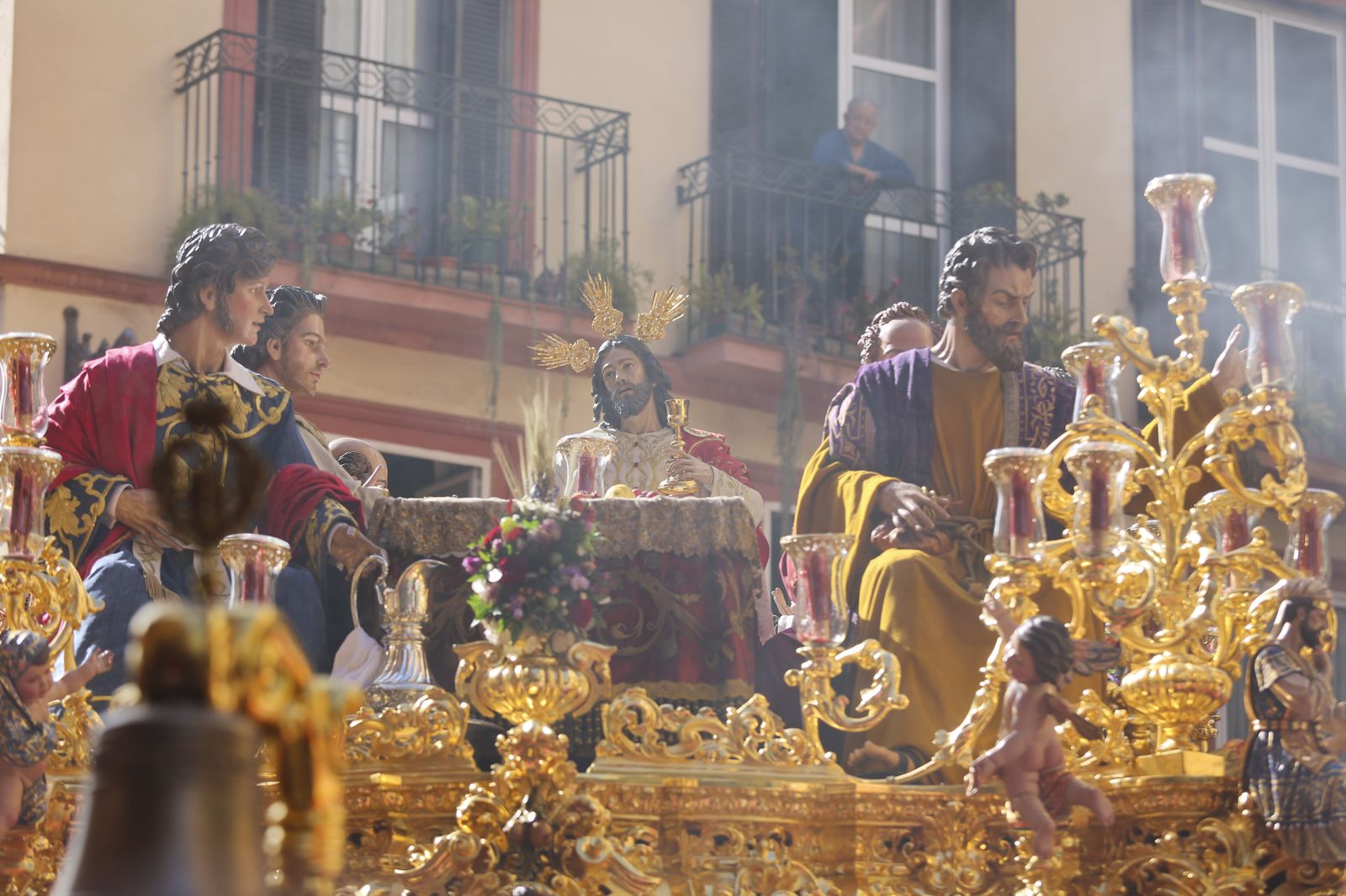 Las fotos de la Sagrada Cena, en el Jueves Santo de Málaga