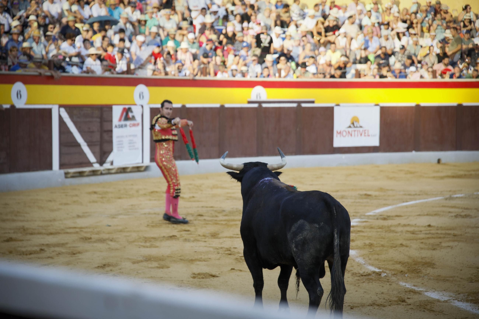 Corrida de toros Berja con un toro indultado, en imágenes