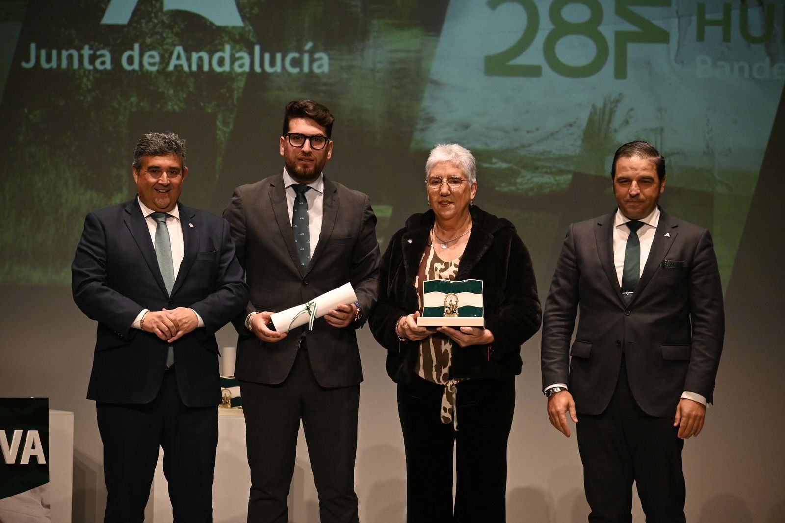 Premios de las Banderas de Andalucía en Huelva, en imágenes