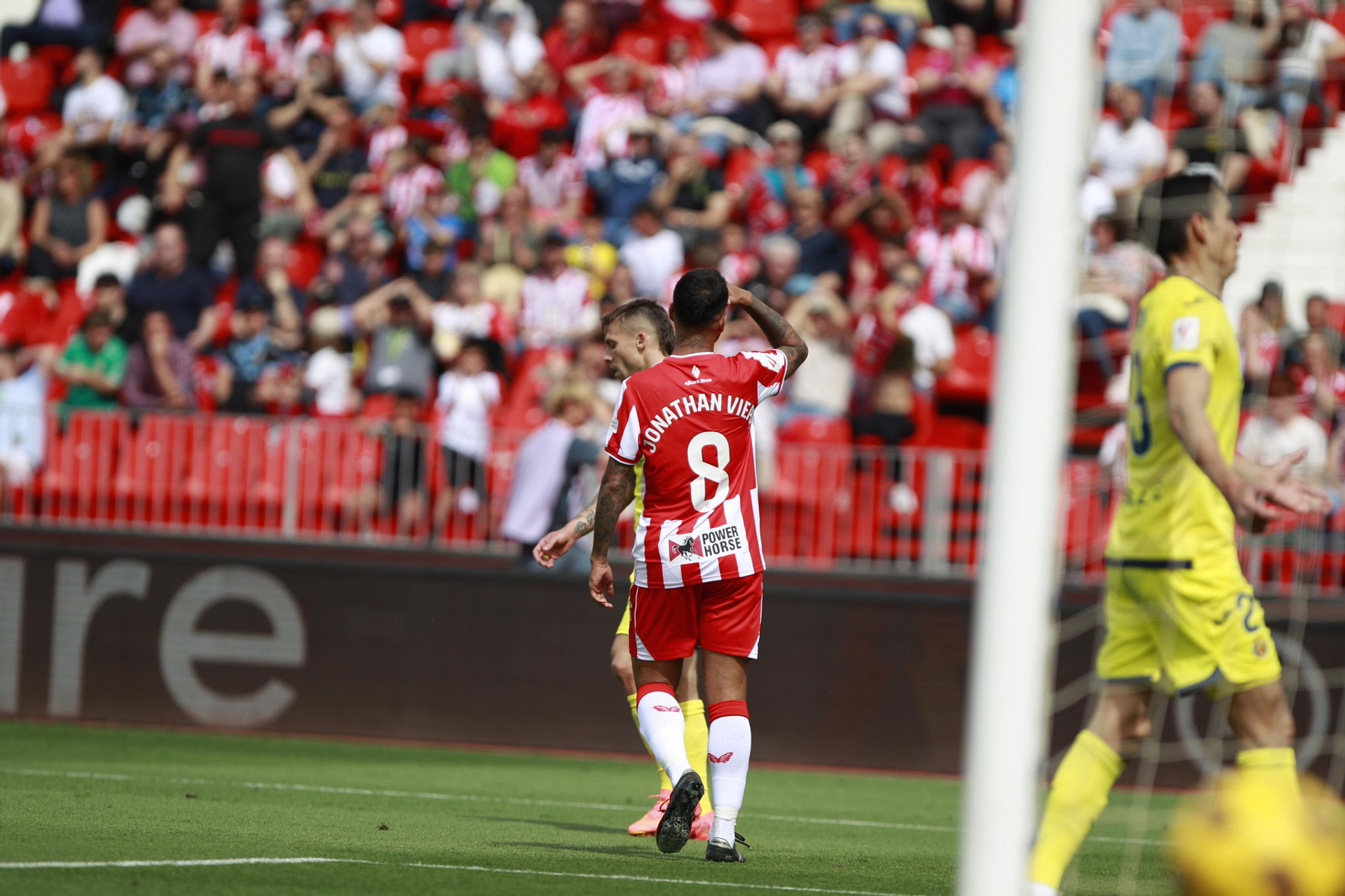 Las mejores imágenes del partido de fútbol U.D. Almería-Villarreal C.F.