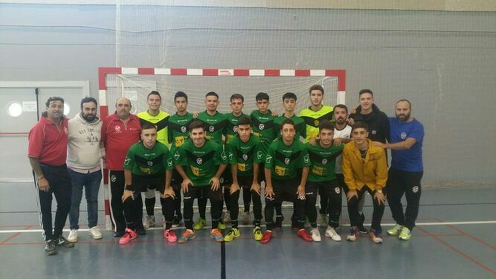 Plantilla del Géminis juvenil de fútbol sala 2018-19, uno de los últimos éxitos de este club.