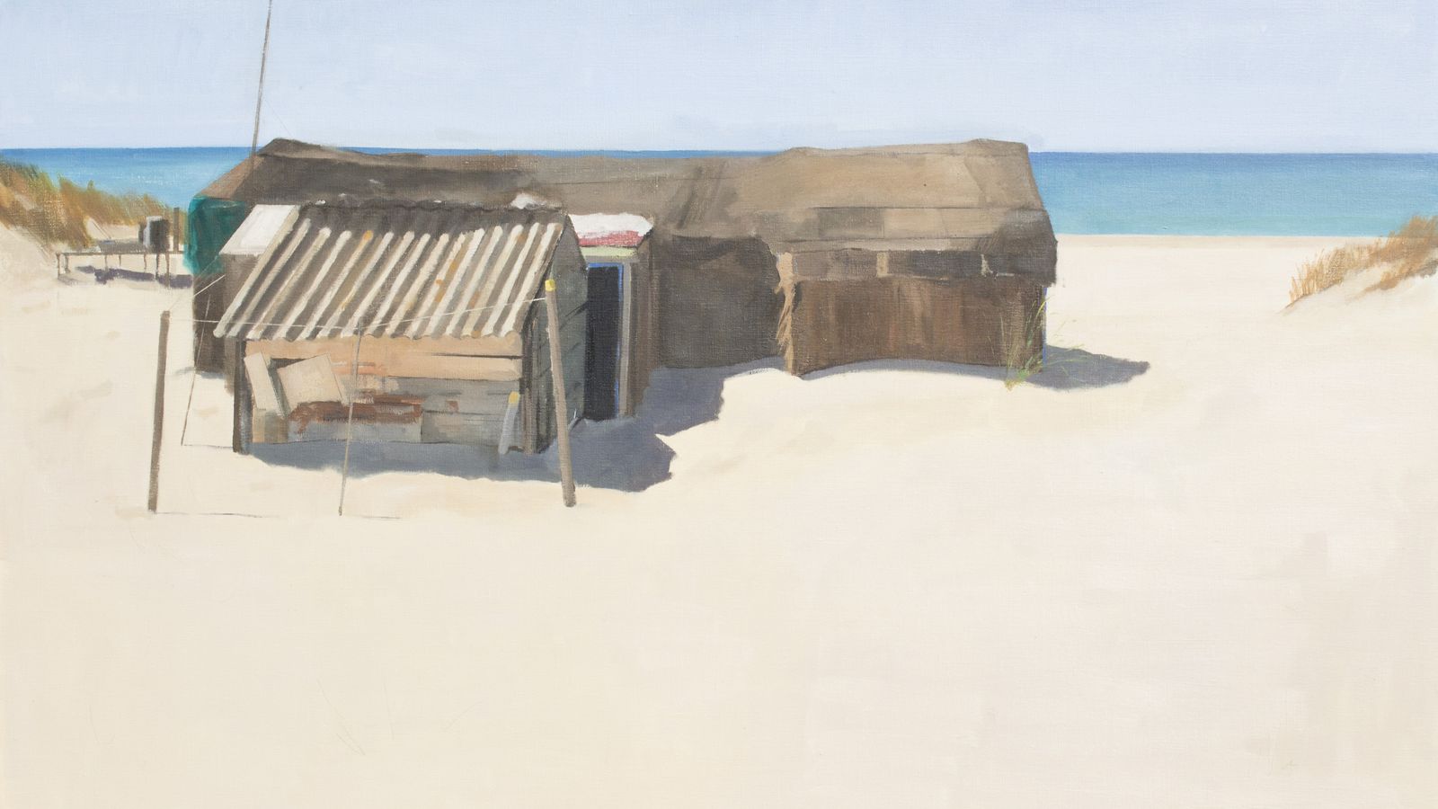 RANCHO VI. Oleo sobre lienzo. 89 x 130cm.