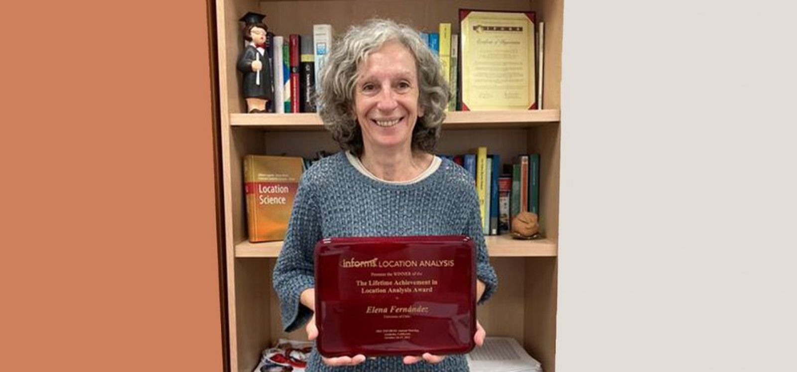 La catedrática Elena Fernández Aréizaga, una de las investigadoras destacadas por el CSIC, con un importante premio internacional.