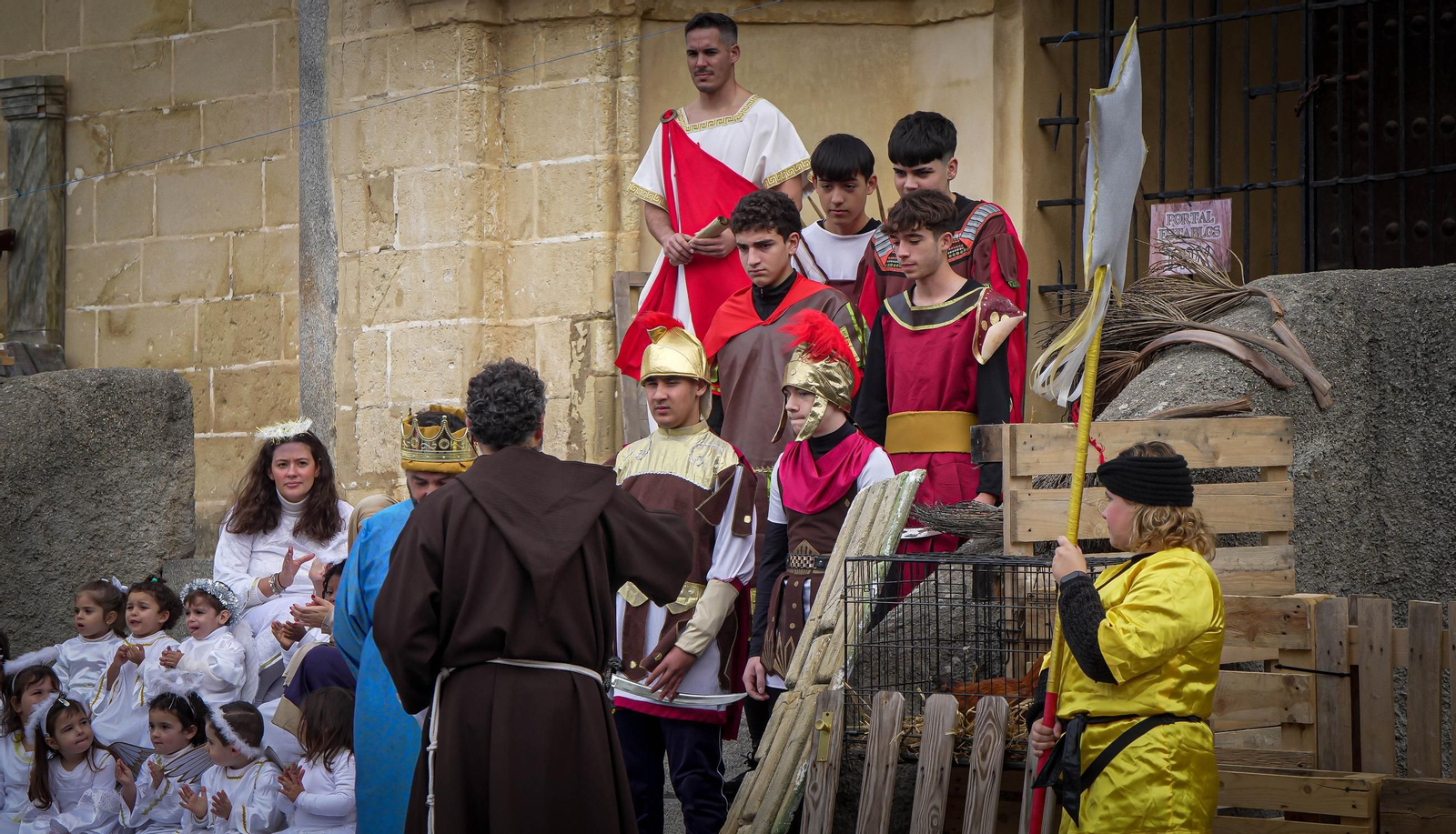 El Belén Viviente de la plaza de San Lucas de Jerez en imágenes