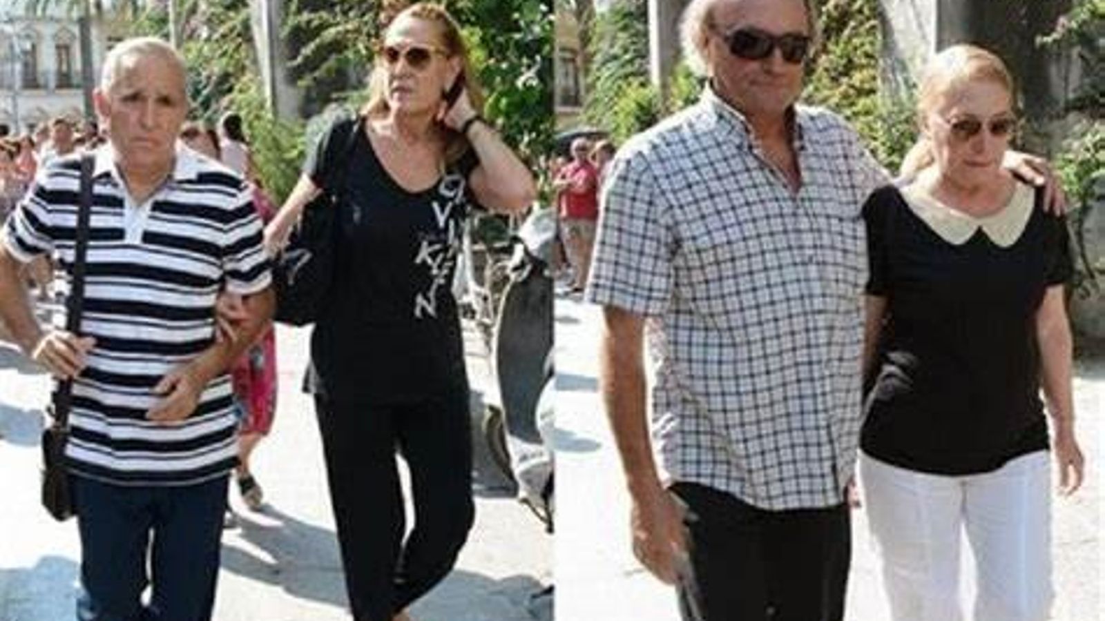 Amador Mohedano, Rosa Benito y demás familiares de Rocío Jurado en un homenaje póstumo a la cantante.