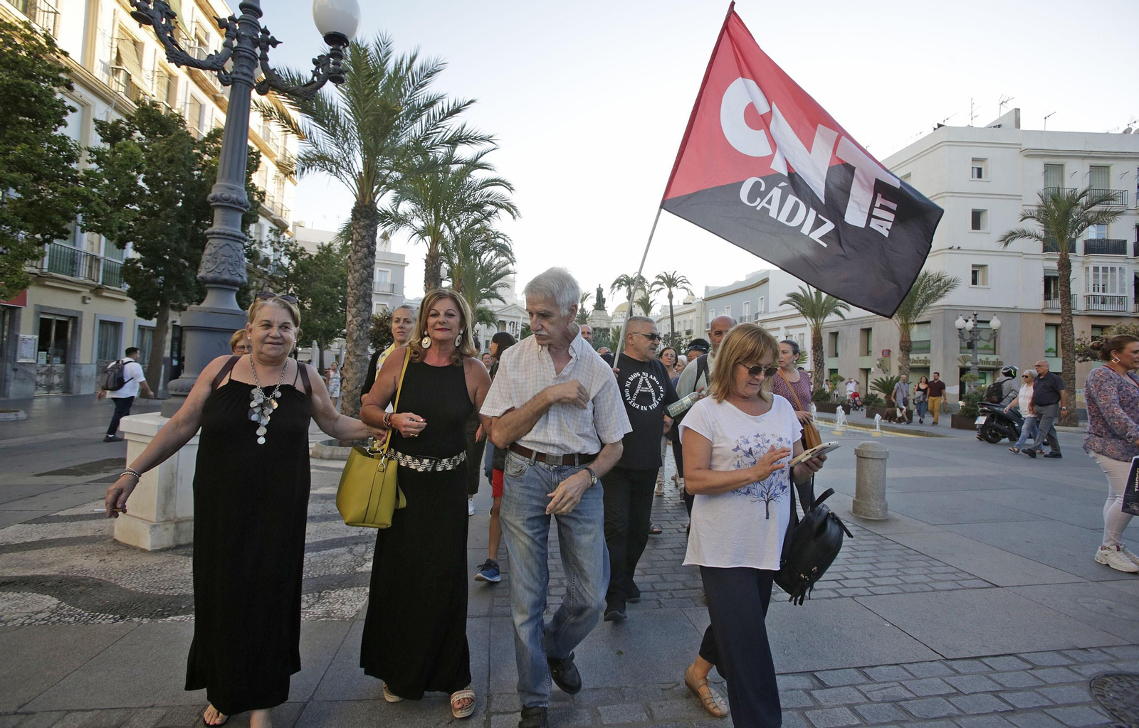 Las imágenes de la manifestación de la Huelga Mundial por el Clima en Cádiz.