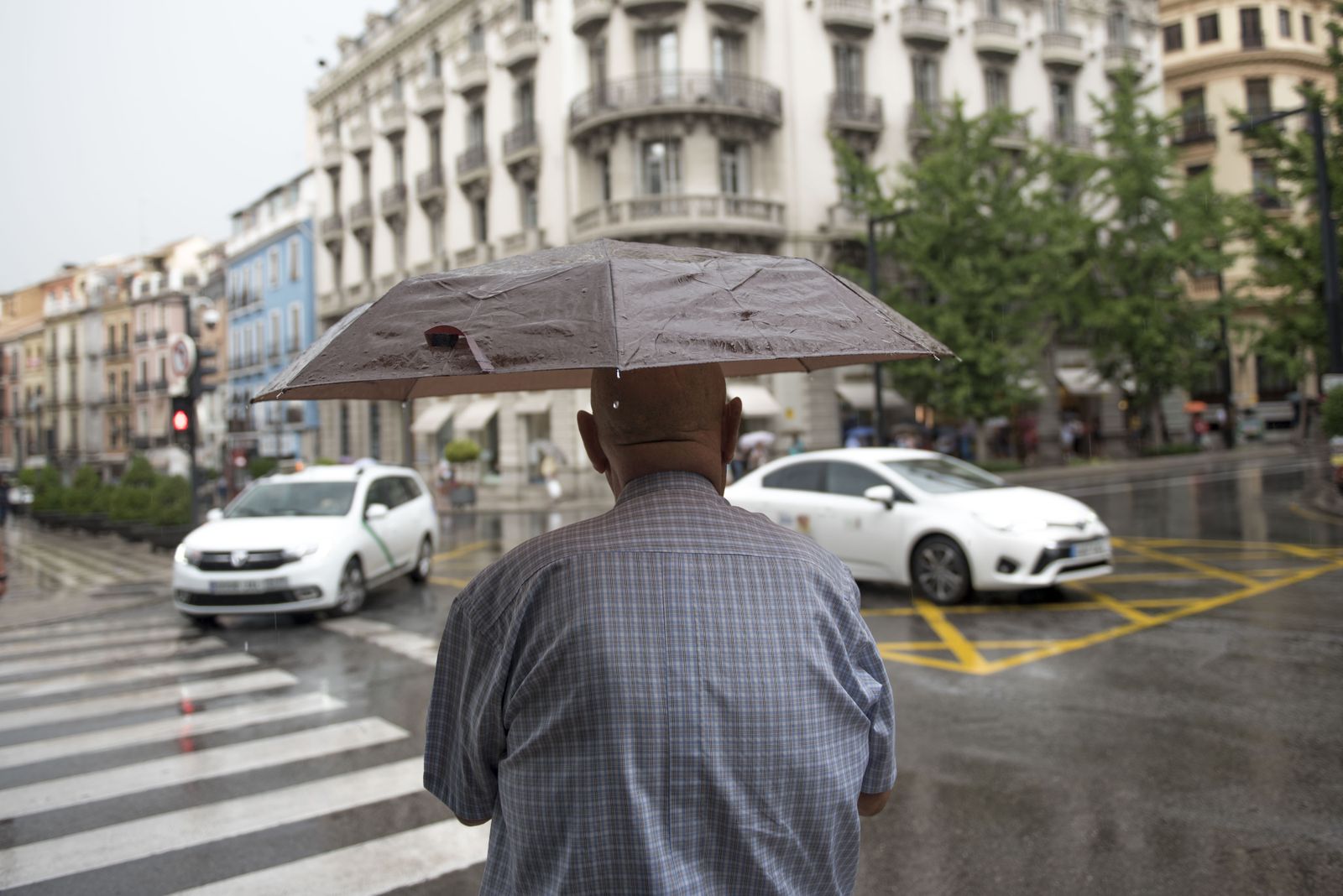 Aviso amarillo por tormentas este lunes en Granada