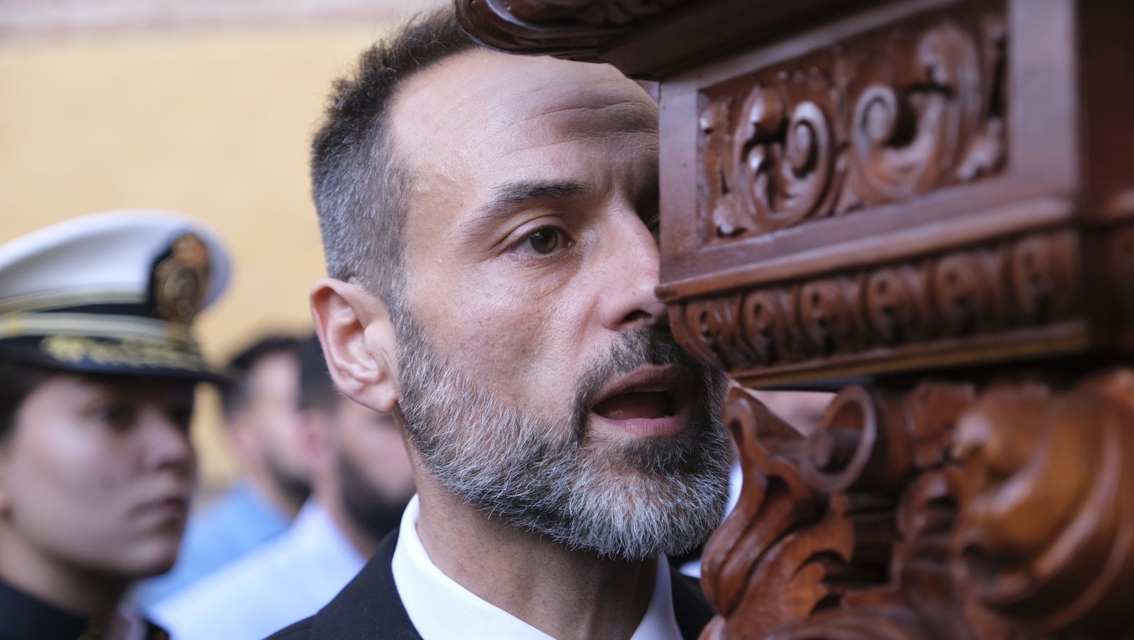 La procesión de la Santa Cena en Almería, en imágenes