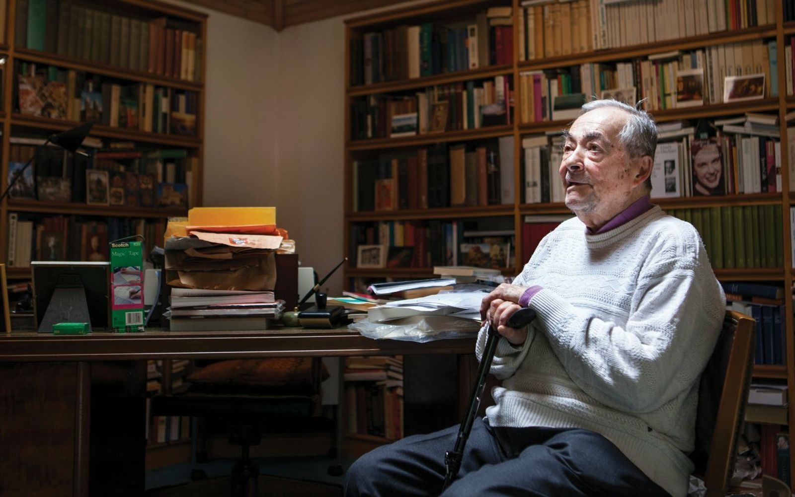 El crítico y ensayista George Steiner.