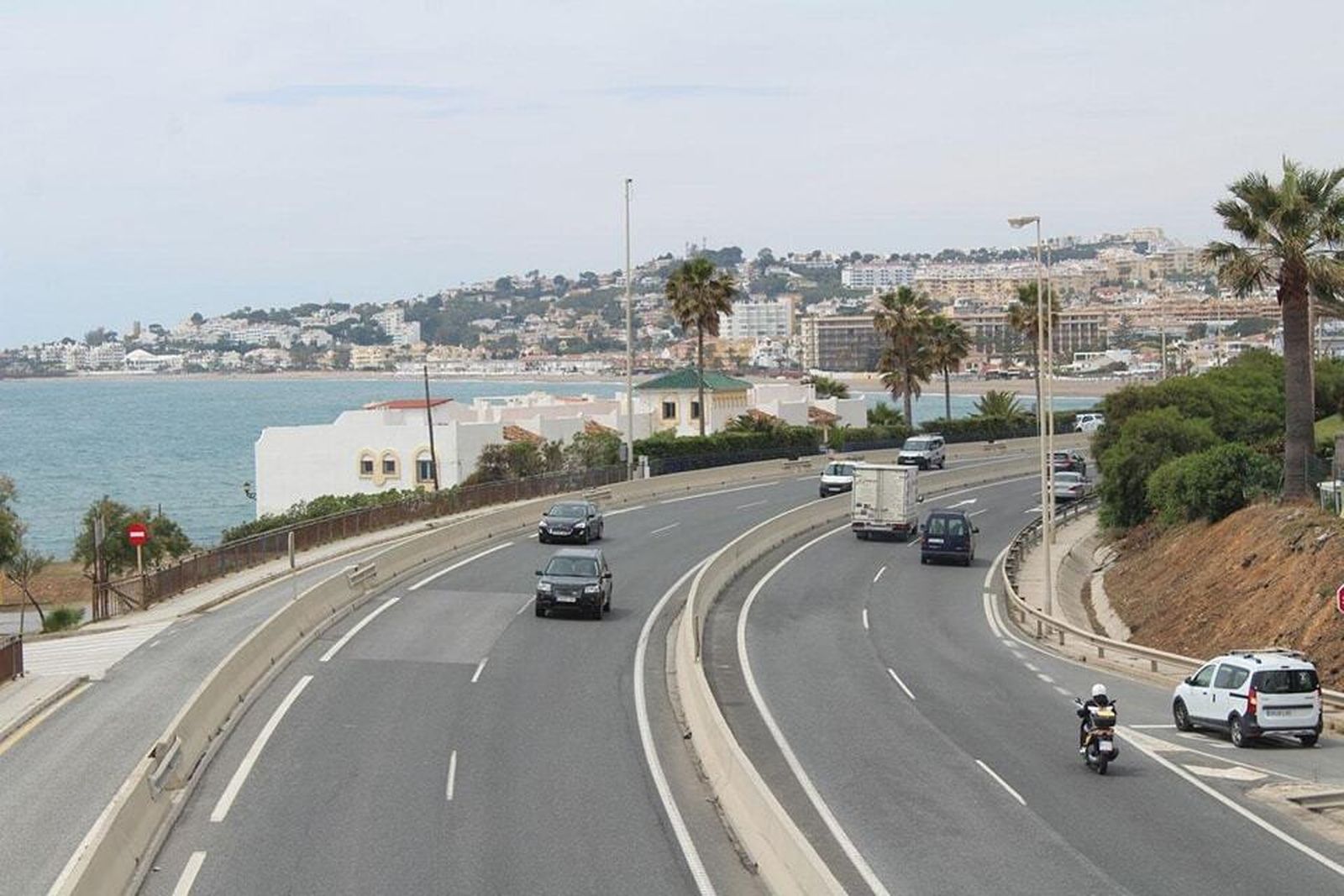 Autovía en la que se produjo el incidente.
