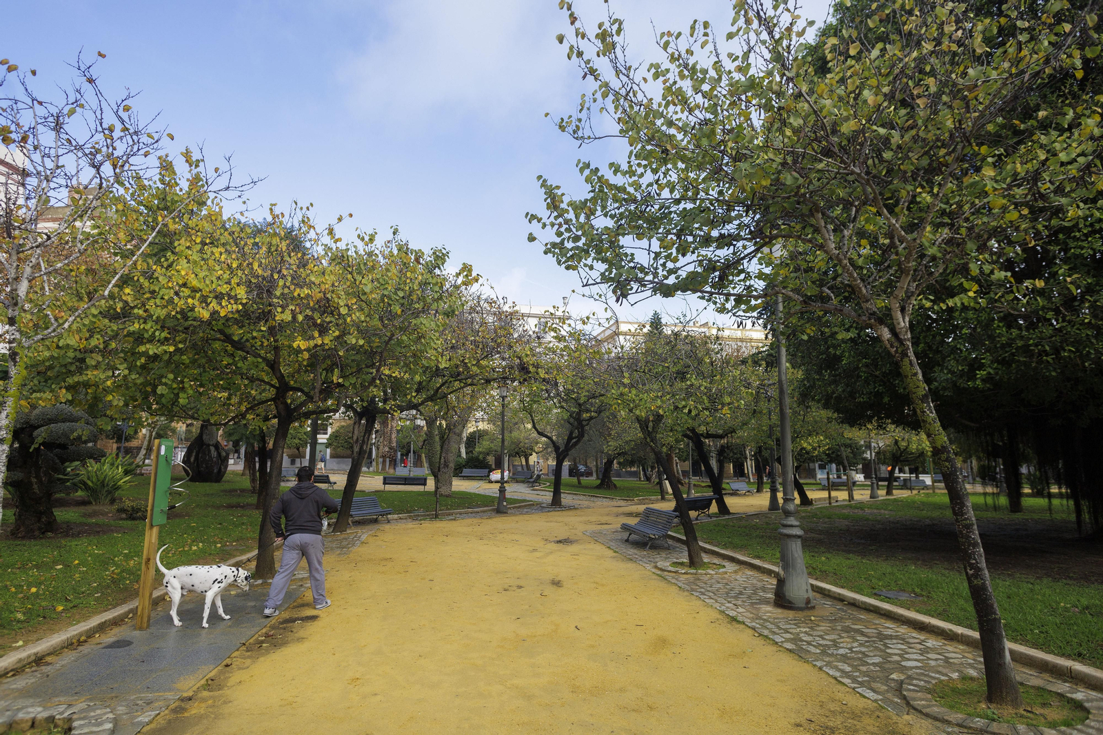 Las imágenes de la apertura de la nueva plaza de España. Las imágenes de la apertura de la nueva plaza de España.