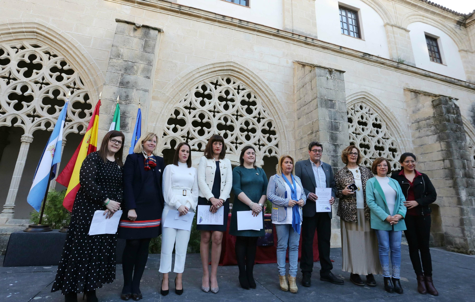 Un instante del acto institucional por el Día Internacional de la Mujer