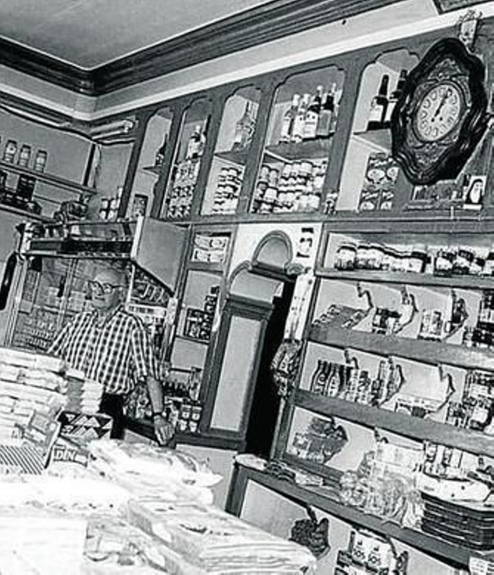 Una antigua tienda de ultramarinos, en una imagen de los años 90.