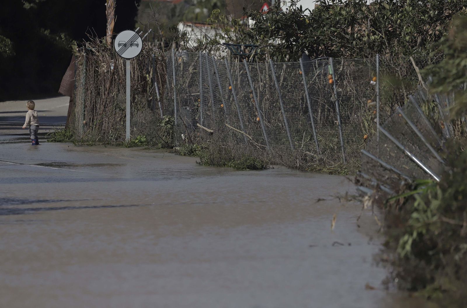 San Martín del Tesorillo después de la borrasca Marta, en imágenes