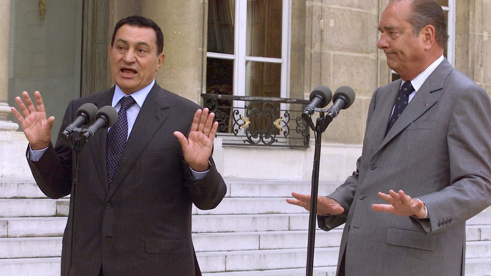 El expresidente egipcio Hosni  Mubarak.