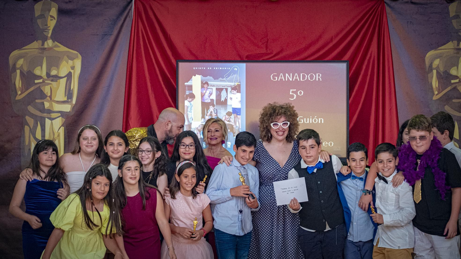 Ceremonia de entrega de los 'Oscars' en el colegio 'Casal Carrillo' de San Fernando