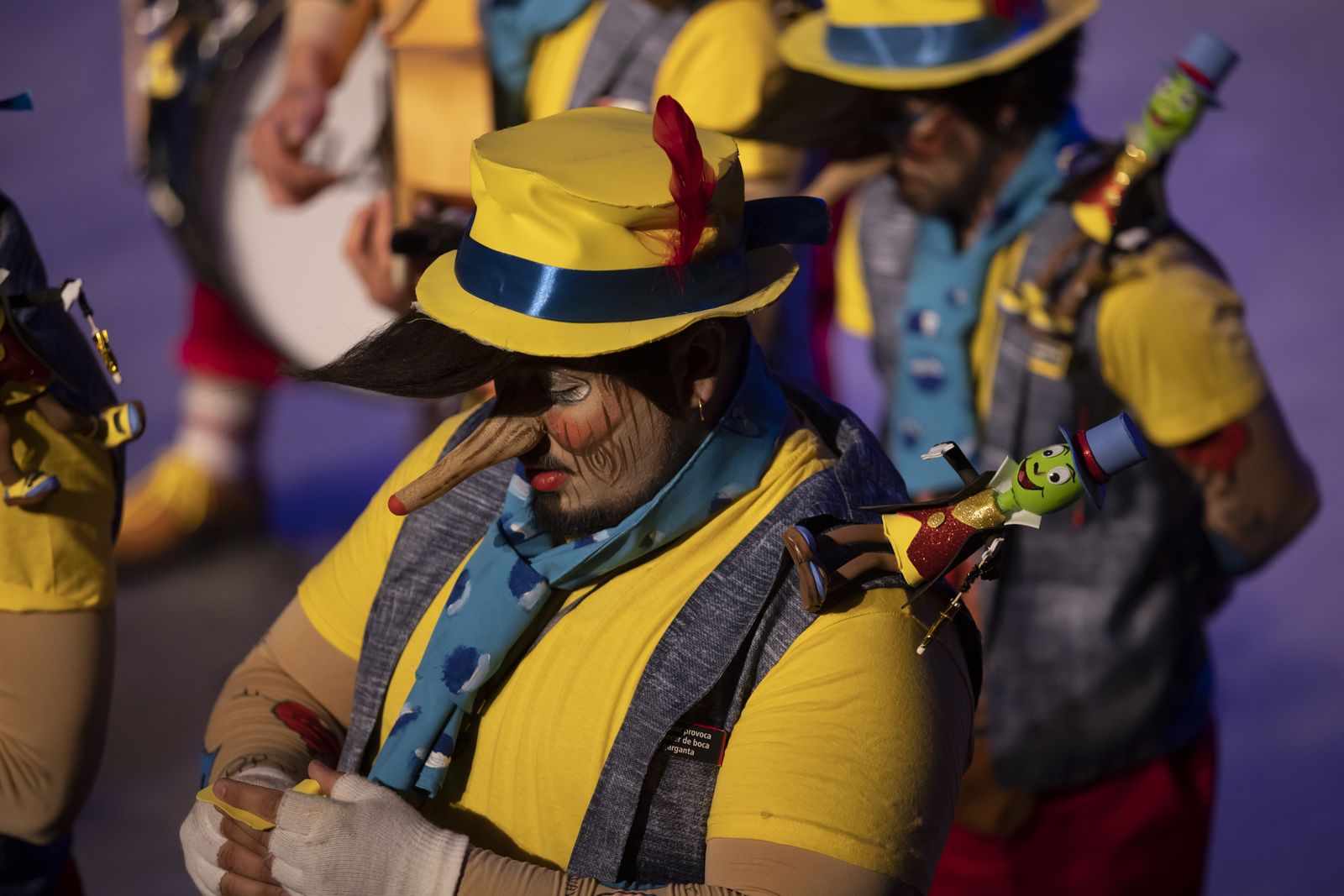 Imágenes de la actuación de la murga de Ayamonte "Los embusteros" en el Carnaval Colombino