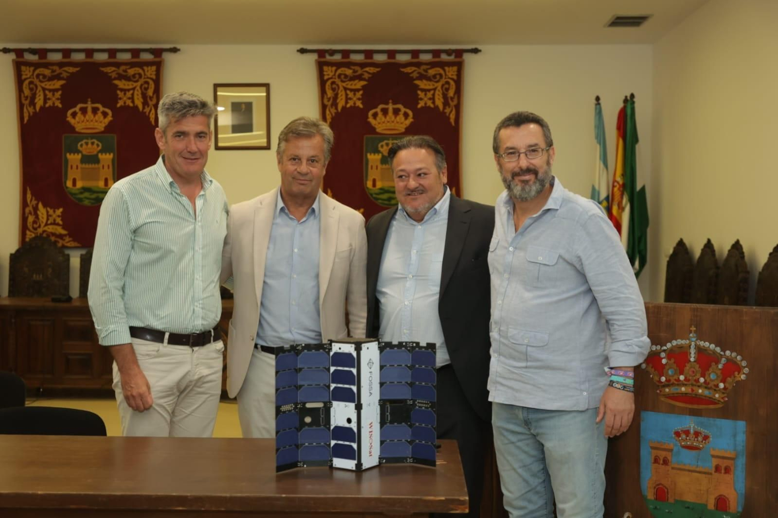 Sebastián Hidalgo, Carlos Creus Moreira, Carlos Moreno y Juan Franco