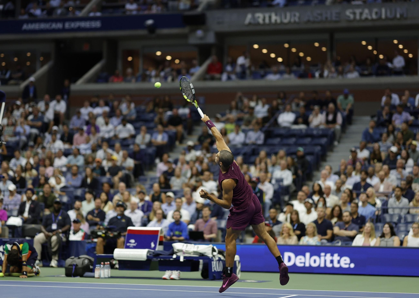 Las fotos del demoledor Alcaraz en la segunda ronda del US Open