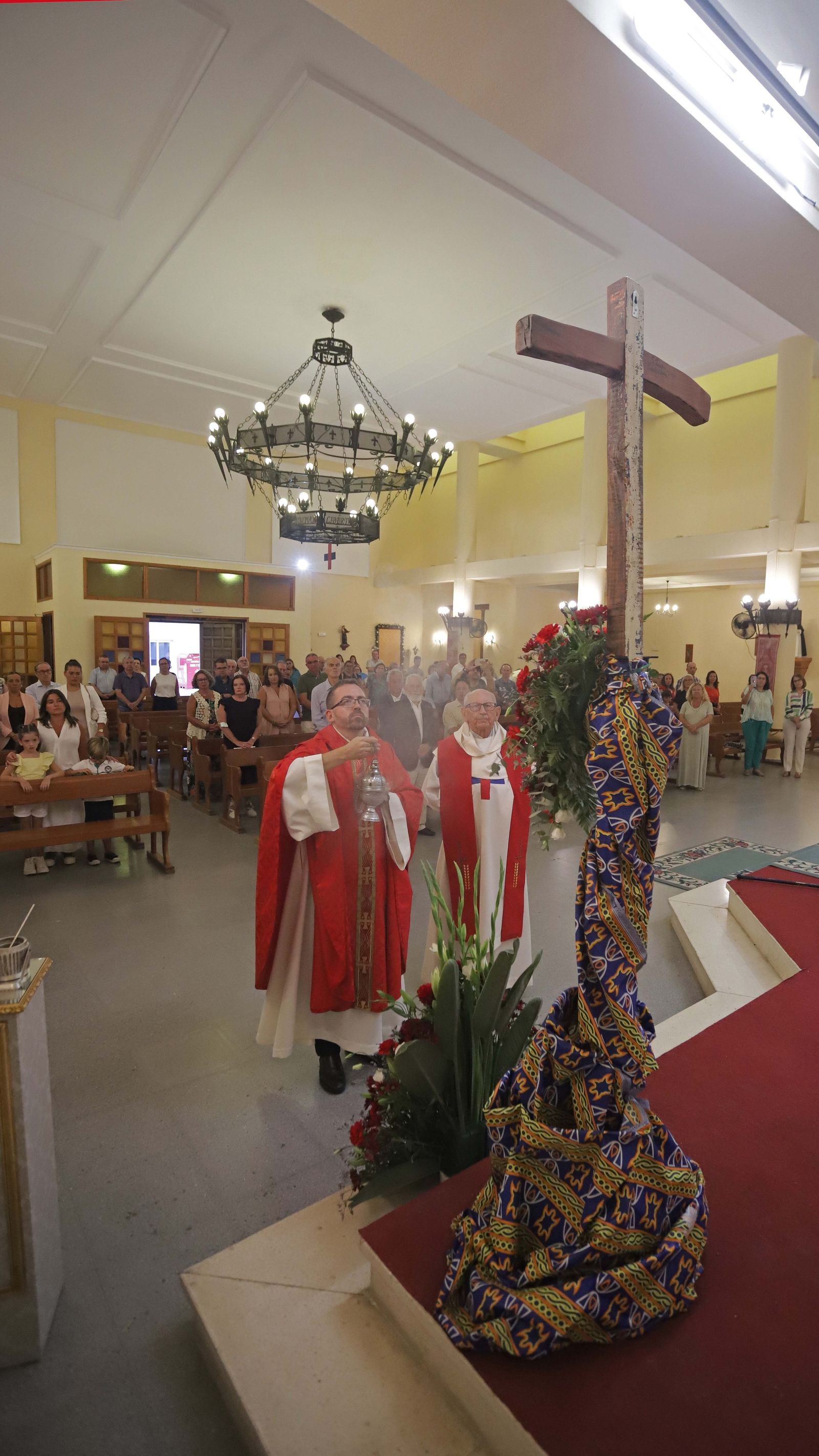 Fotos de la bendición de la nueva Cruz de Lampedusa en Algeciras