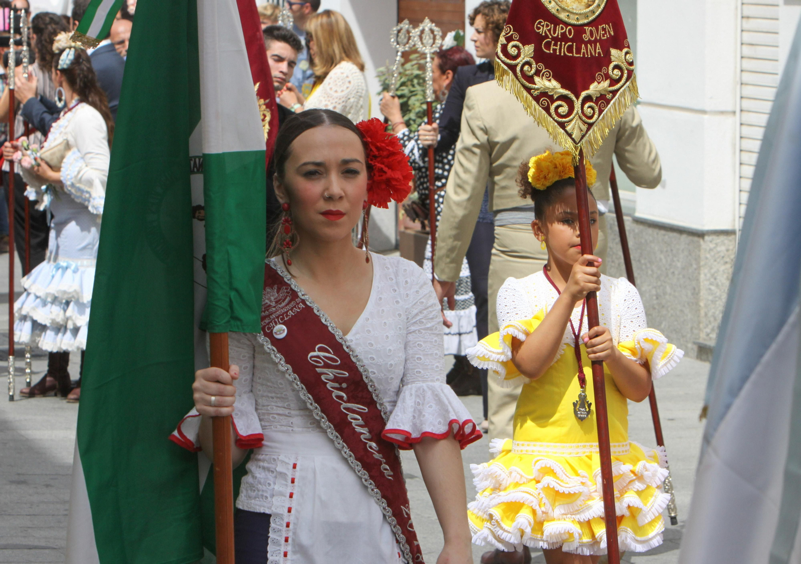 Salida de la Hermandad del Rocío de Chiclana