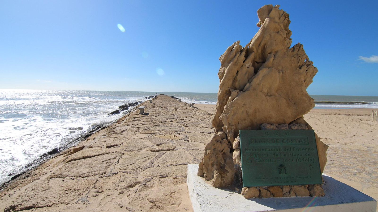 Playa El Rompidillo, Rota. Playa El Rompidillo, Rota.