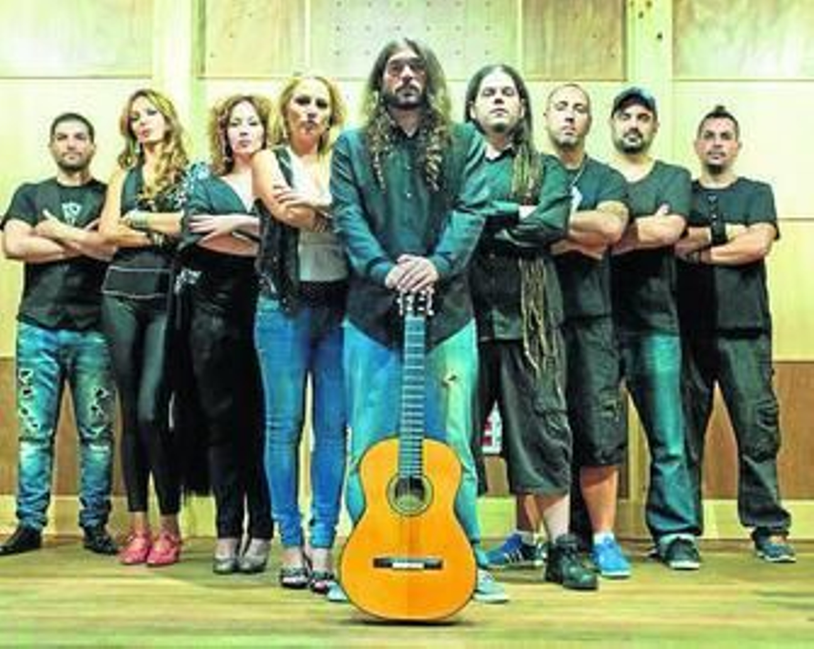 Foto de familia de Fausto Taranto.