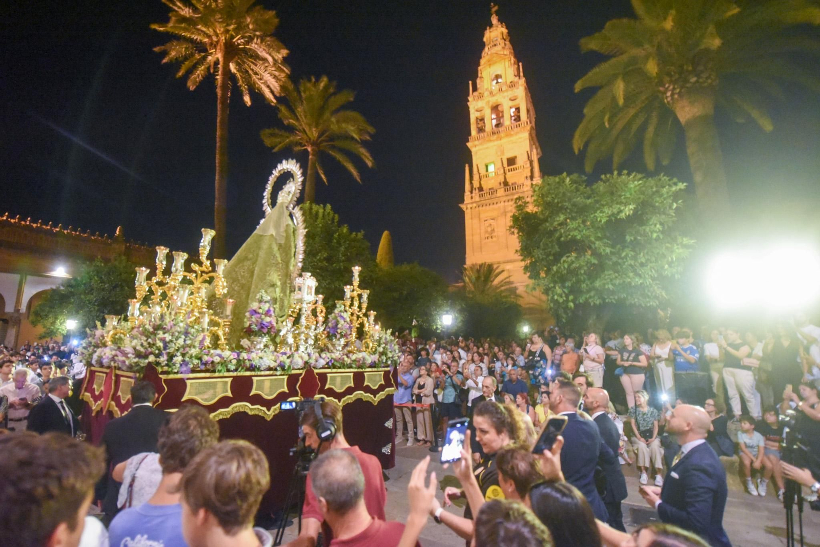 La procesión de la Virgen de los Ángeles de Córdoba, en imágenes