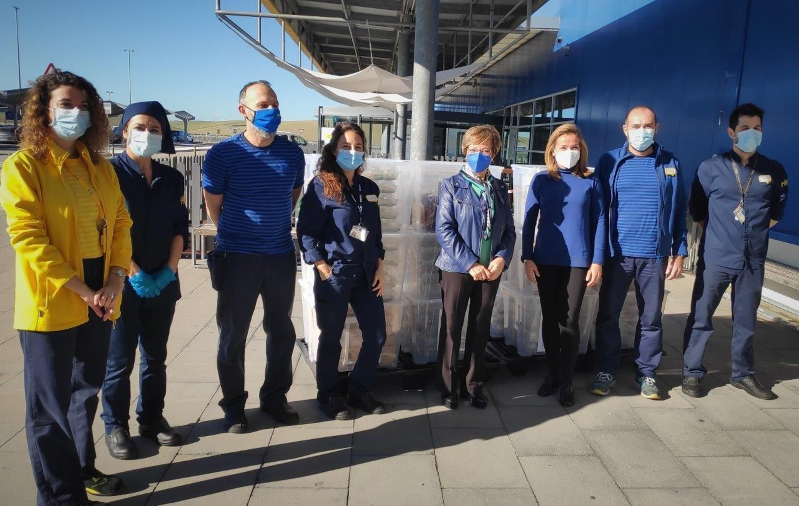Carmen Collado ha agradecido a IKEAy Luz Shopping la solidaridad con las personas mayores que viven solas.