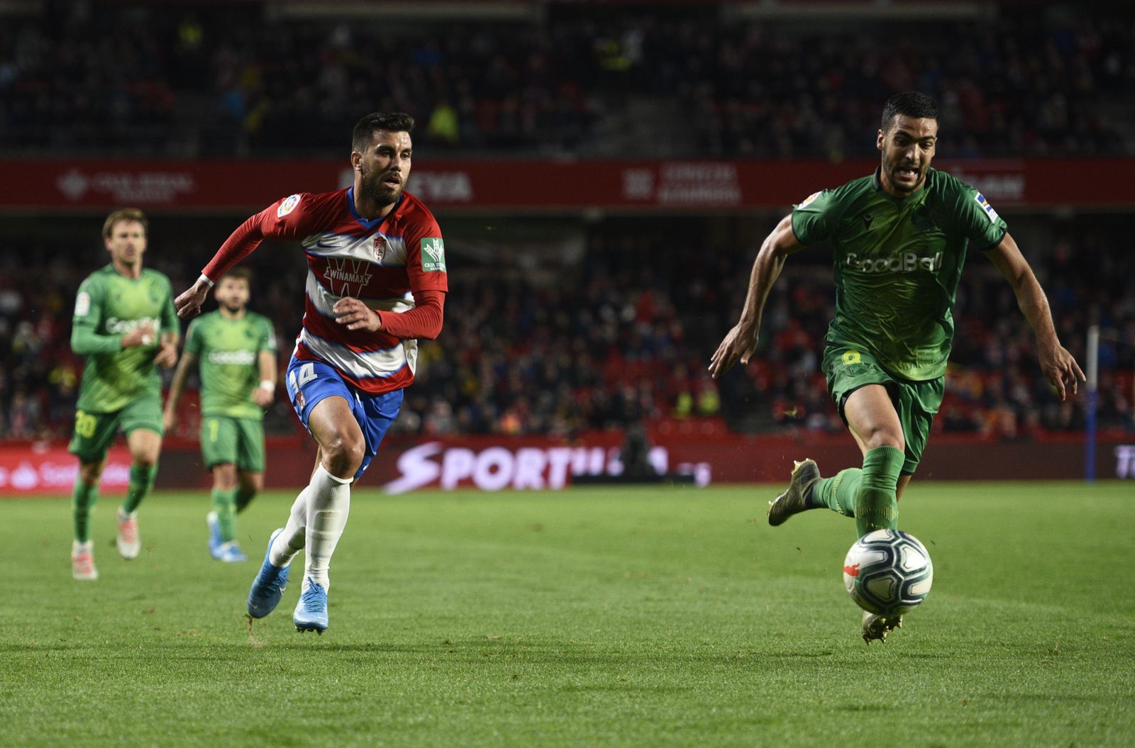 El cordobés volvió a los terrenos de juego en la segunda parte ante la Real Sociedad.