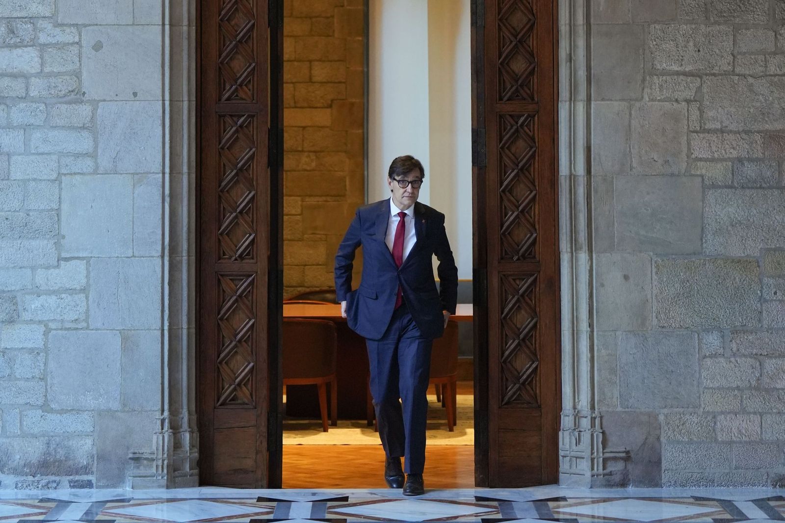 Salvador Illa, este viernes.