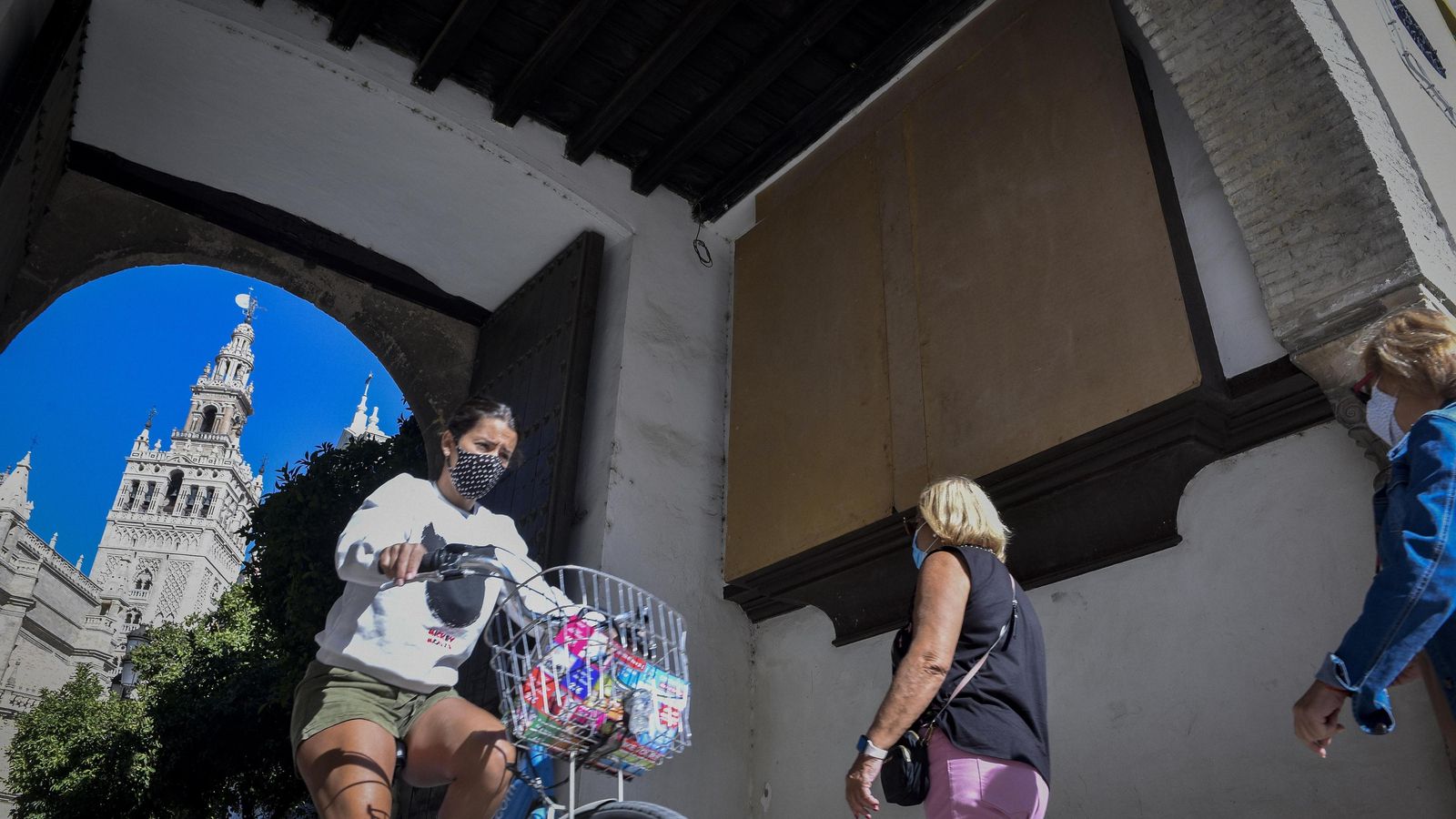 El espacio que ocupa el retablo de la Inmaculada, ahora tapado.