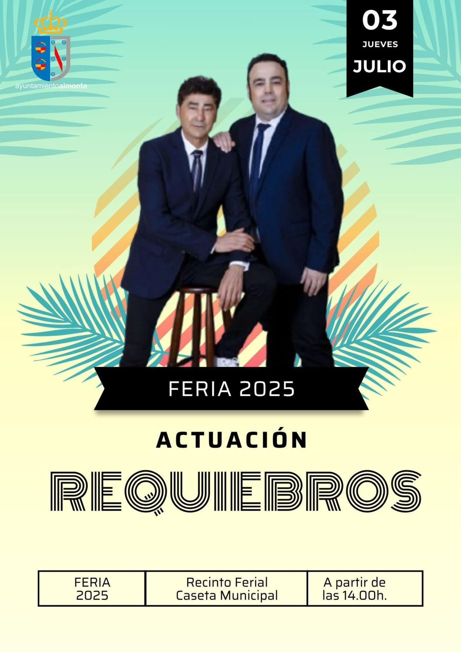 Descubre aquí toda la programación de la Feria de San Pedro de Almonte: Conciertos, humor y espectáculos Descubre aquí toda la programación de la Feria de San Pedro de Almonte: Conciertos, humor y espectáculos