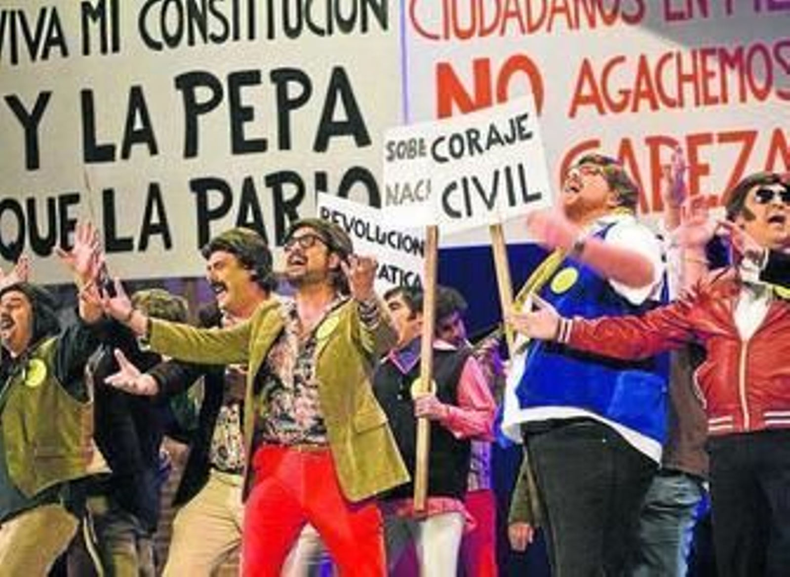 El coro de los Sevilla Pecci en 2012: 'Los hijos del 78'.