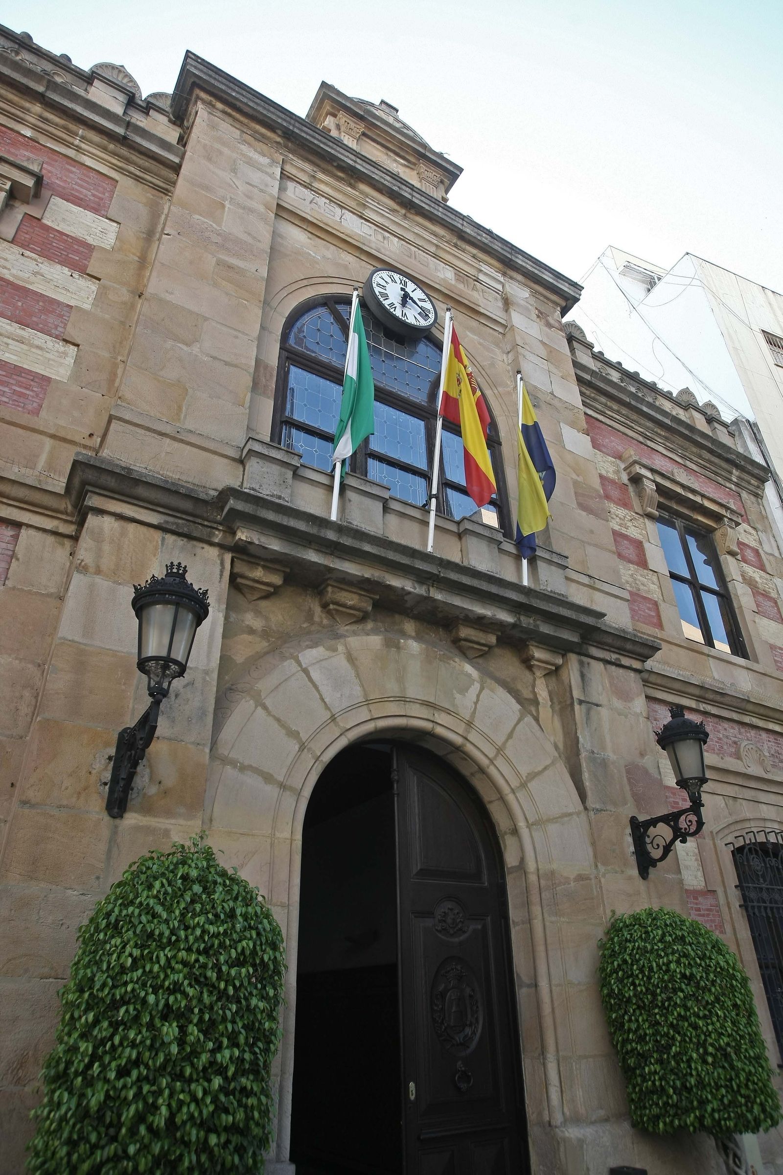 Fachada del Ayuntamiento de Algeciras.