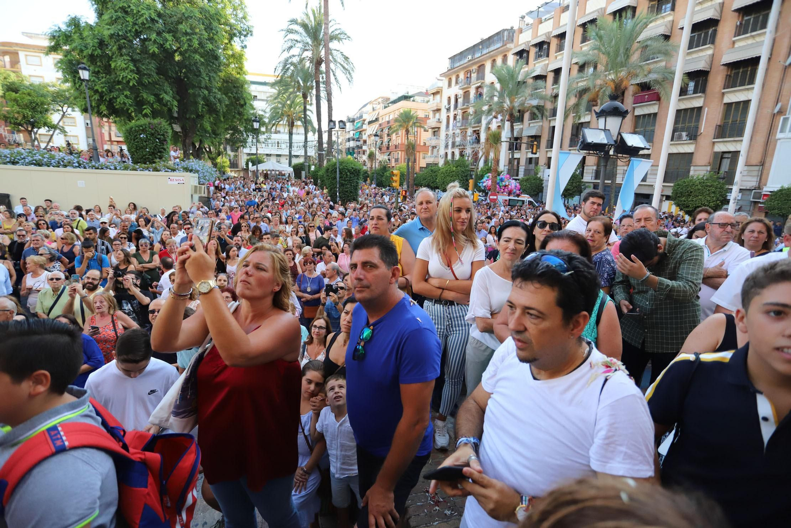 Traslado popular de la Virgen de la Cinta a su Santuario