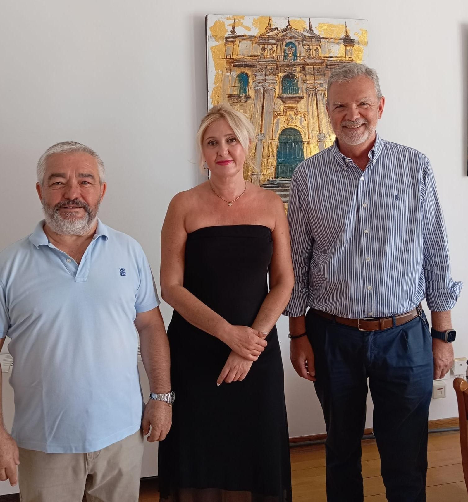 Foto felicitación Asociación provincial Agencias de Viajes.