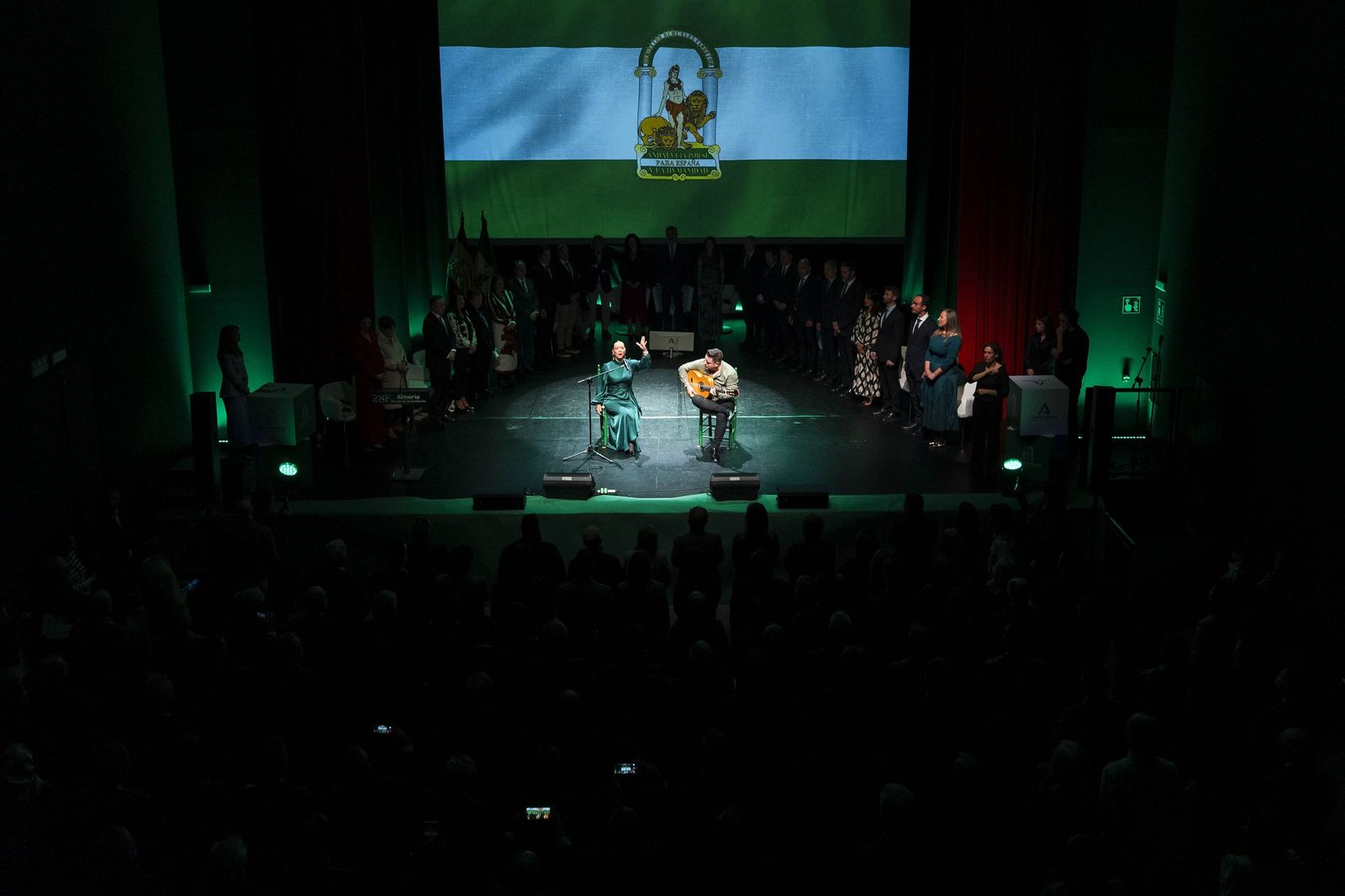 Las imágenes de los galardones 'Bandera de Andalucía' en Almería