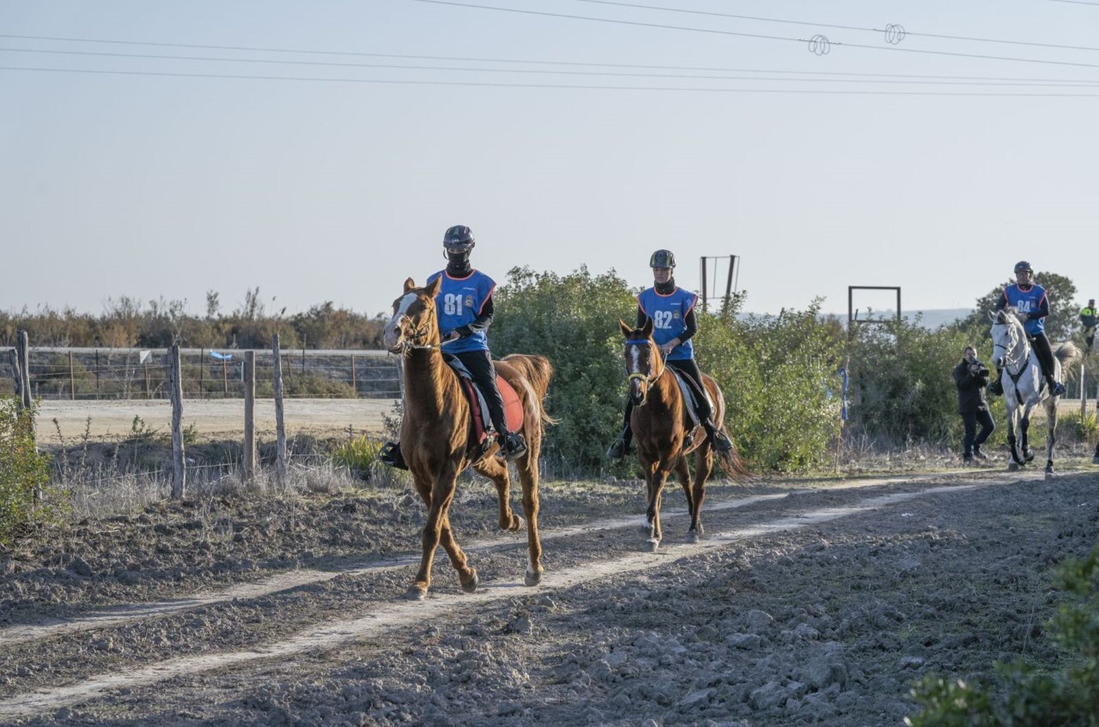 Imagen de uno de los raids que sirvieron para abrir la tradicional Semana de la Hípica de Sanlúcar en el año 2019.