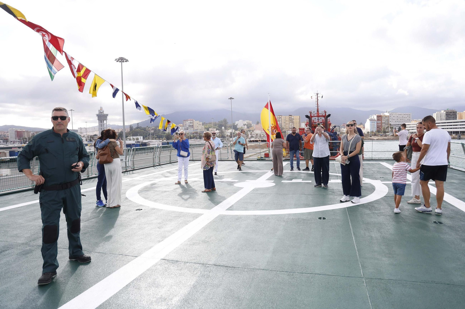 Fotos del nuevo patrullero de la Guardia Civil " Duque de Ahumada " en el Puerto de Algeciras