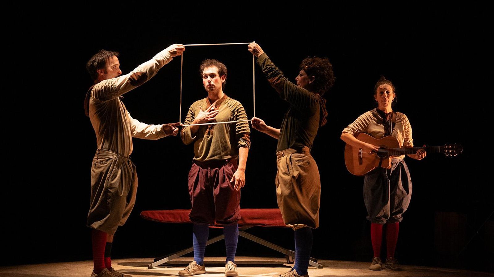 Representación de la obra.