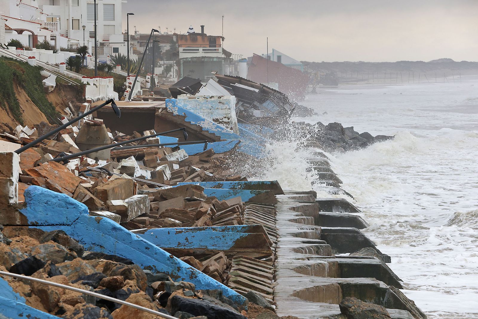 Las fotografías de los daños en Matalascañas