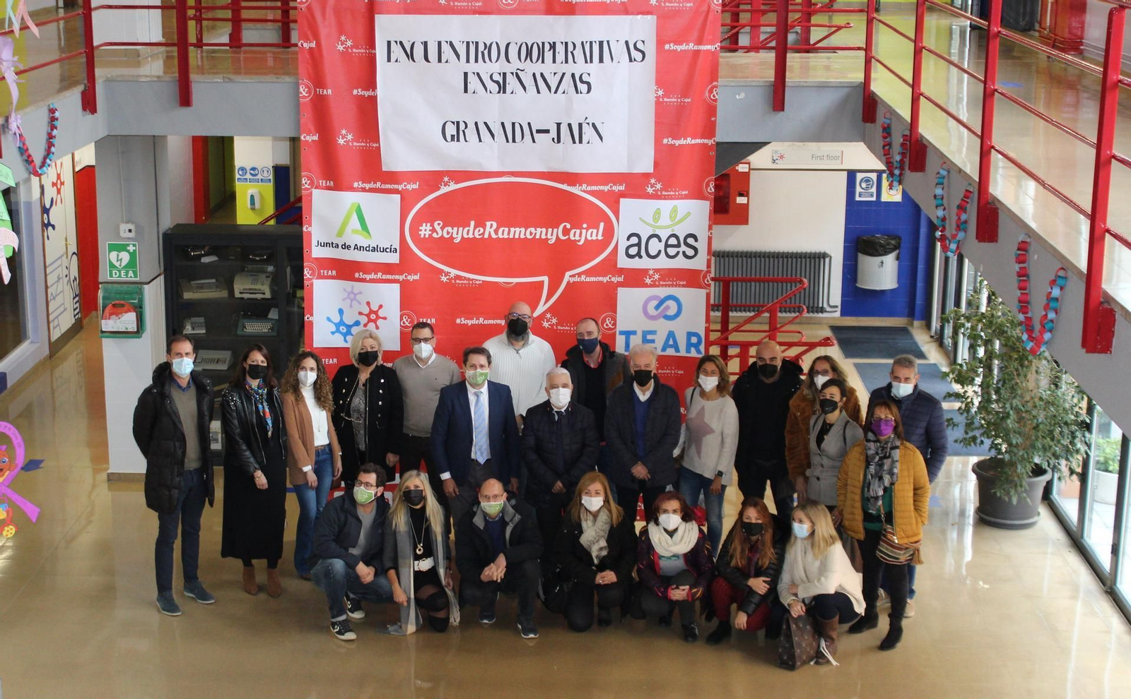 El CES Ramón y Cajal de Granada acoge el Encuentro de Cooperativas de Enseñanza Concertada de la provincia y Jaén