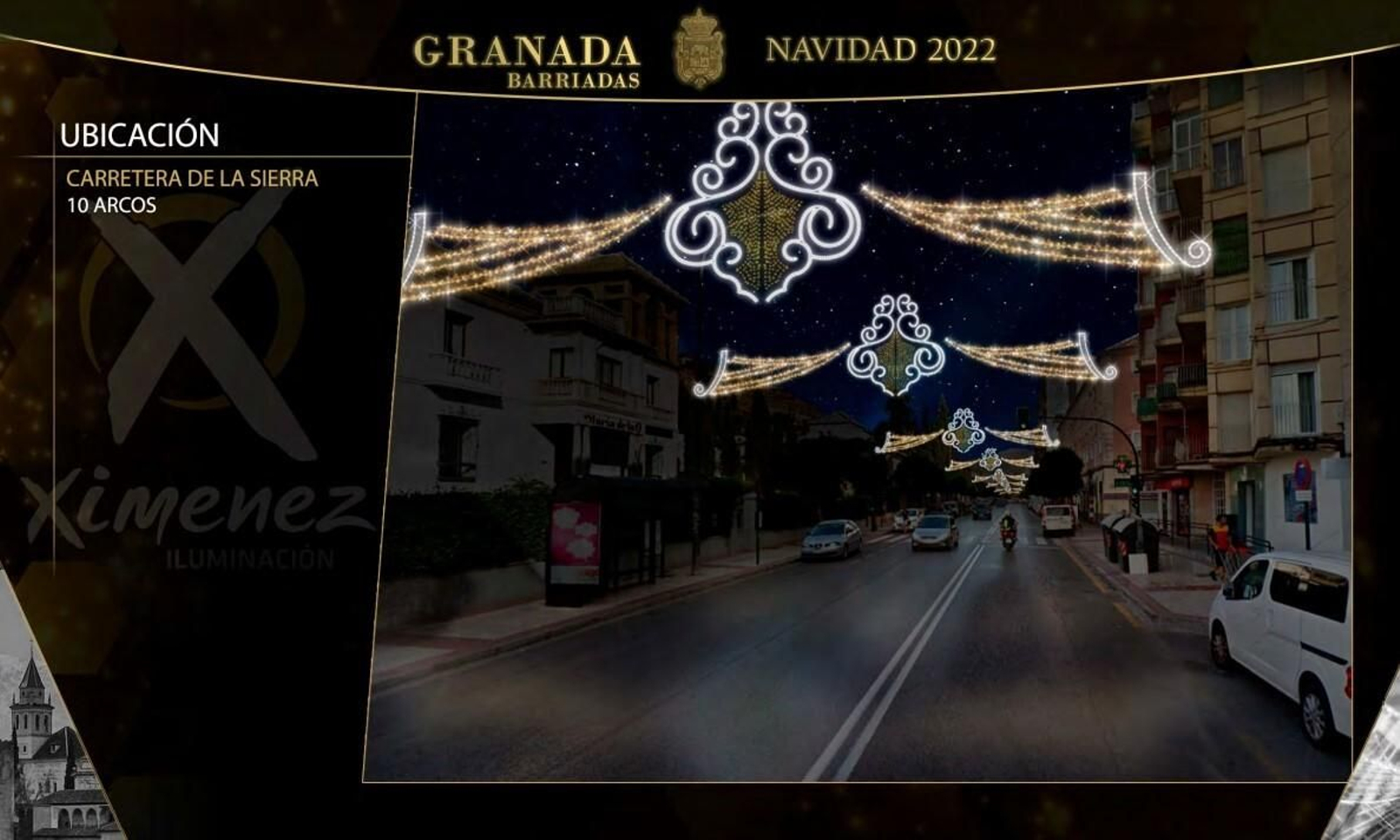 Estas son las luces de Navidad de los barrios de Granada, calle por calle