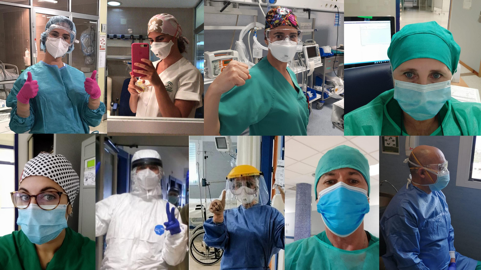 Galería: homenaje a los sanitarios del hospital de Jerez por el Día de la Enfermería